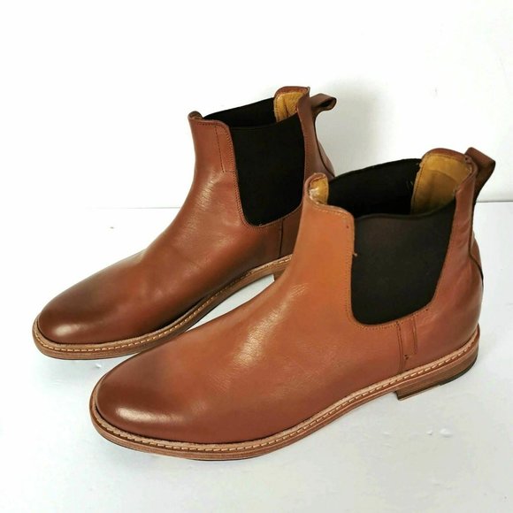 Floyd Brown Leather Chelsea Boot Shoes Men Size 13